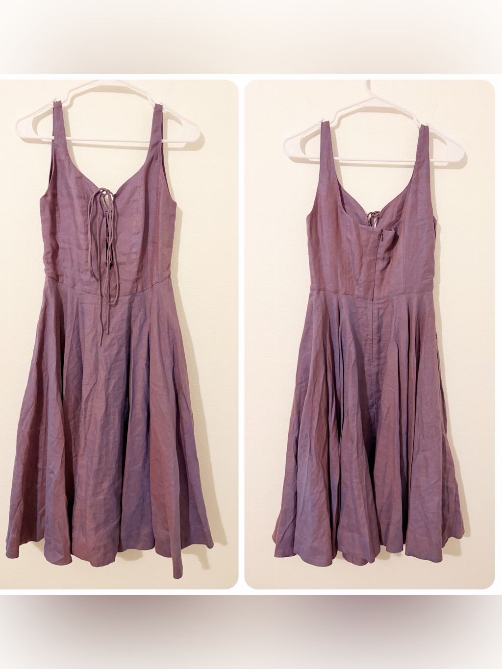 Linennaive Wisteria 23 Dress In Coppery Purple — image 2 of 8
